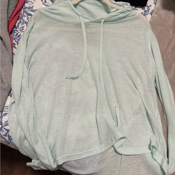 Threads 4 Thought Blue Lightweight Hoodie - Picture 1 of 4